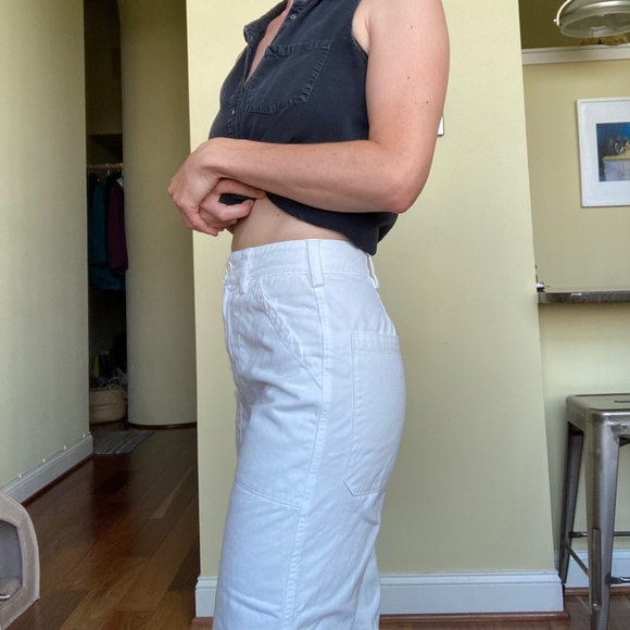 La Causa Cropped Wide Leg Brushed Stella Trouser Size 2 - Picture 4 of 5